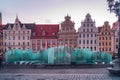 WrocÃâaw is a city on the Oder River in western Poland. ItÃ¢â¬â¢s known for its Market Square, elegant townhouses and featuring a